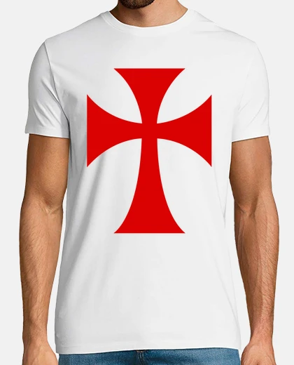 Camiseta Cruz templaria Larga Chico