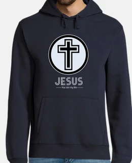 cruz - uomo, felpa con cappuccio, blu navy