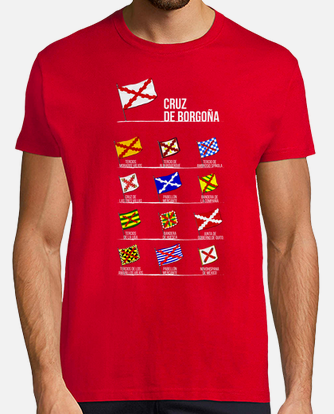 mecánico Hierbas Ordinario Camiseta cruz de borgoña colección nombres | laTostadora