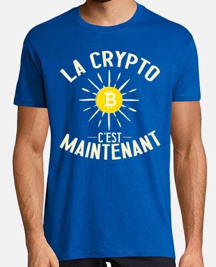 Tee-shirt crypto-monnaie, crypto monnaies cadeau