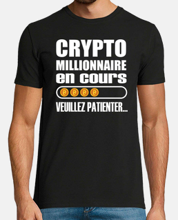 Crypto millionnaire en cours t-shirt
