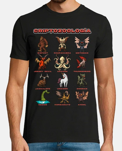 Tee-shirt cryptozoologie crypto-monnaies animaux blockchain bitcoin