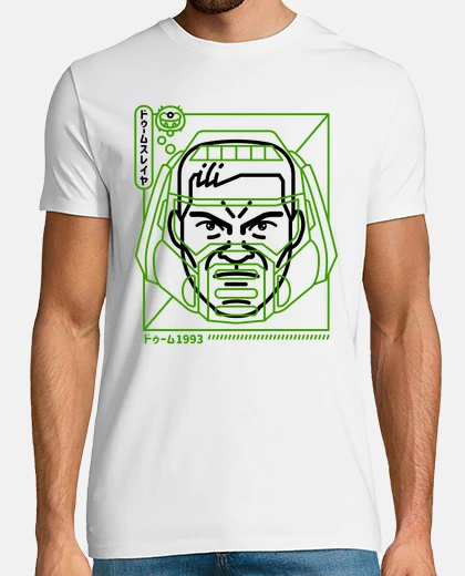 T-shirt cschifo slayer doom slayer