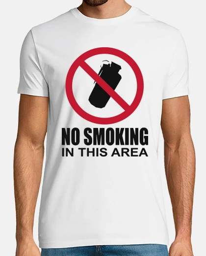Camiseta CS:GO - No smoking in this area