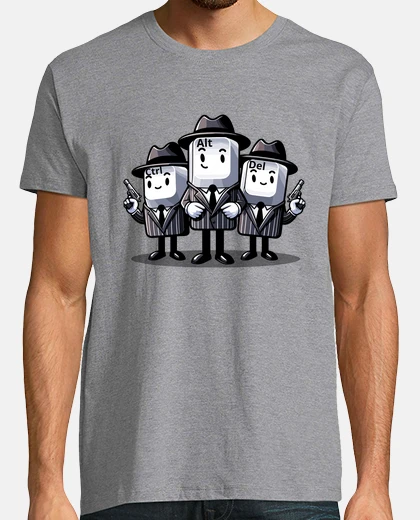 Tee-shirt ctrl alt del tec les mafias