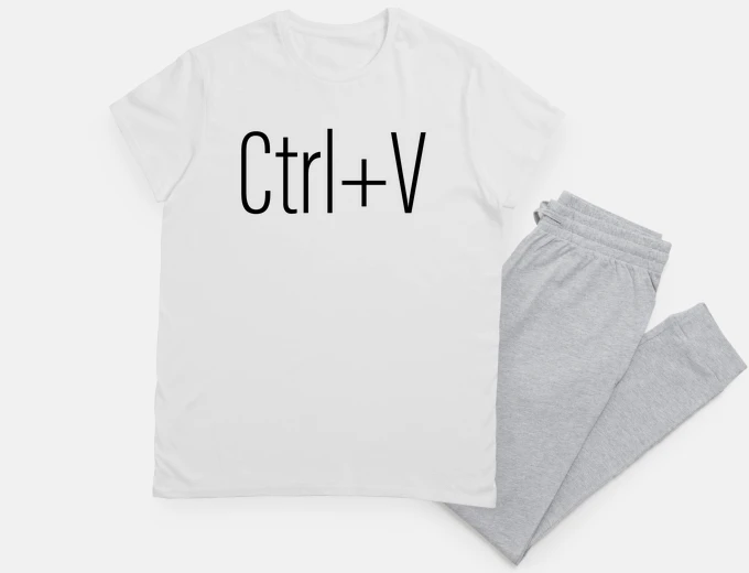 Pyjama ctrl v - family geek