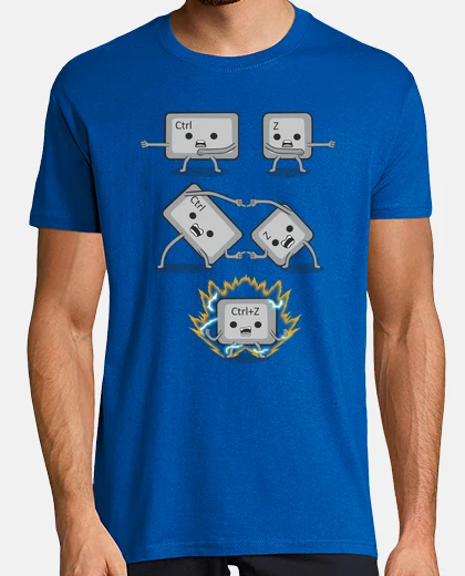 T-shirt Ctrl Z fusione