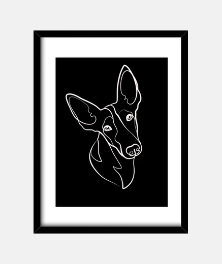 Cuadro cuadro podenco