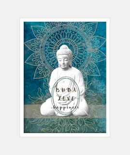 Cuadro Buda happiness