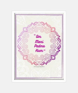 cuadro Mantra OM mandala