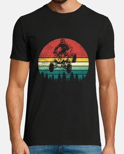Camiseta Cuatrimoto de cuatro ruedas atv vintage