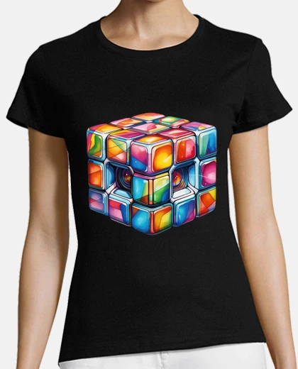 Tee-shirt cube espionnage retro