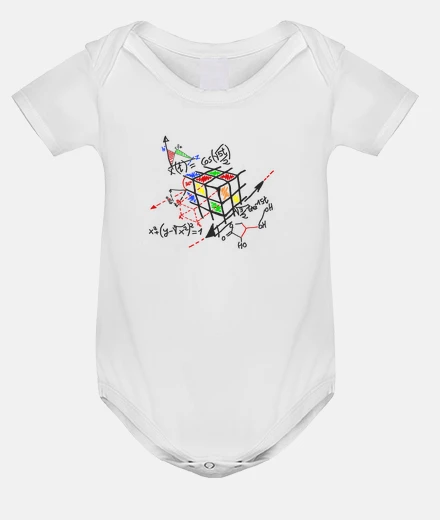 Kids cube rubick outline black