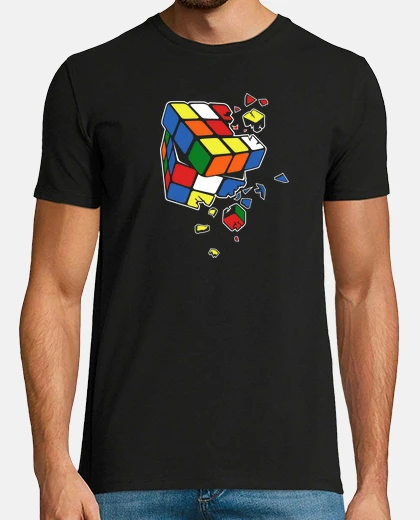 Playera Cubo de Rubik Explosión