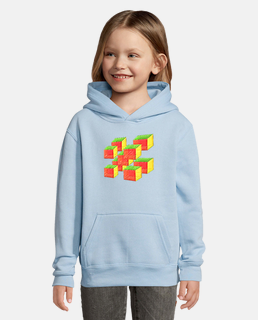 Sudadera capucha niño Rubik - Kukuxumusu