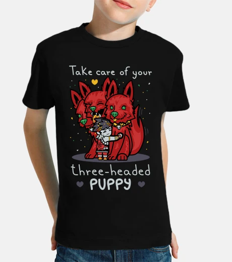 Abbigliamento cucciolo a tre teste