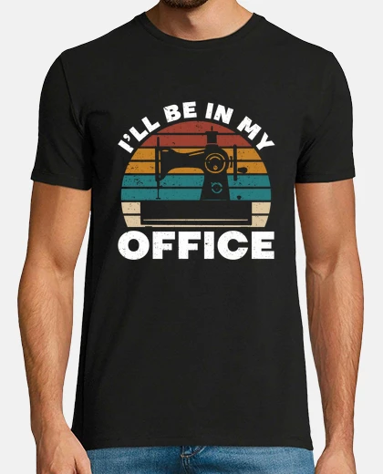 T-shirt cucire retrò sarà nelle fogne del mio ufficio sarti