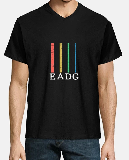 Camiseta cuerdas de bajo para bajistas músicos h