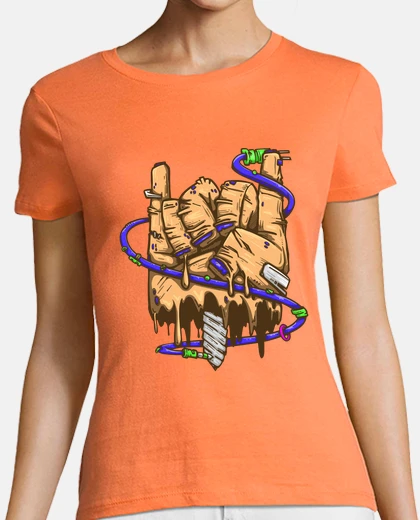 Camiseta Cuernos marrones