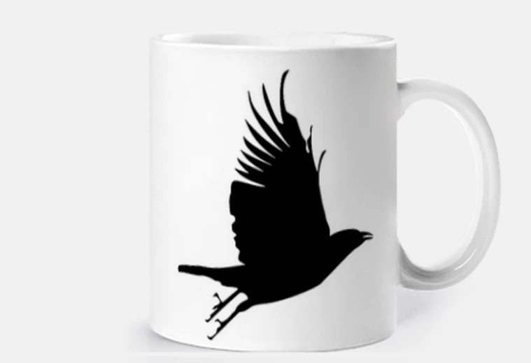 Taza cuervo