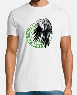 cuervo vikingo y vegvisir verde