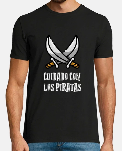 Playera cuidado con los piratas