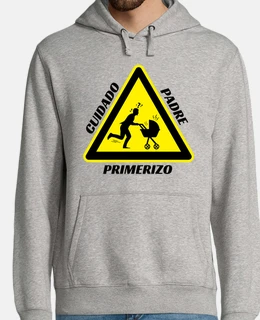 Cuidado padre primerizo en prácticas sudadera
