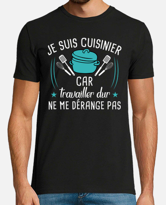 Tee-shirt cuisinier idée cadeau cuisine