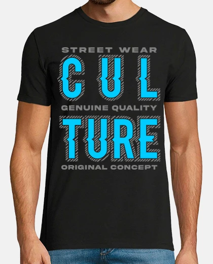 T-shirt cultura street wear originale giocatore, cultura