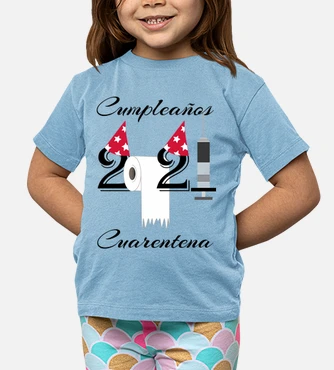 Camiseta ninos cumpleanos 2021 cuare. laTostadora