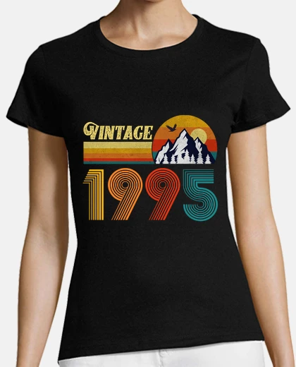 Camiseta cumpleaños 29 años retro vintage 1995