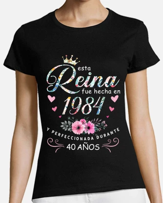 Playera cumpleanos 40 anos mujer rei. laTostadora Mexico