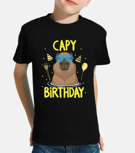 Ropa cumpleaños de capibara capy
