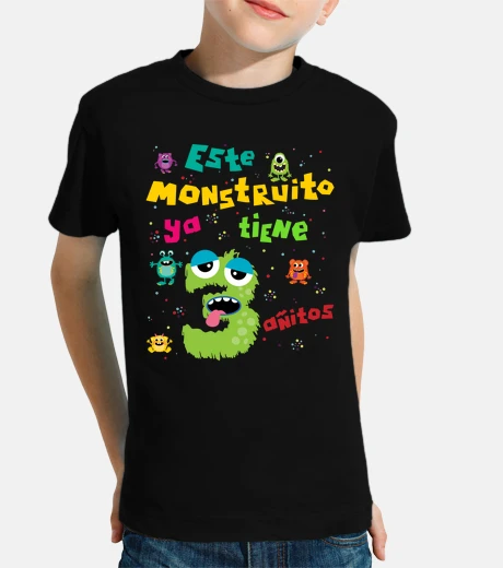 Ropa cumpleaños monstruo 3 años