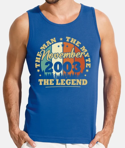 Camiseta cumpleaños vintage noviembre de 2003