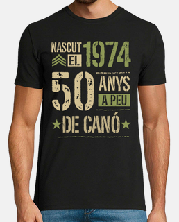 Cumpleaños 50 Años 50 Anys A Peu De Canó 1974 En Català Regalo Día Del Padre