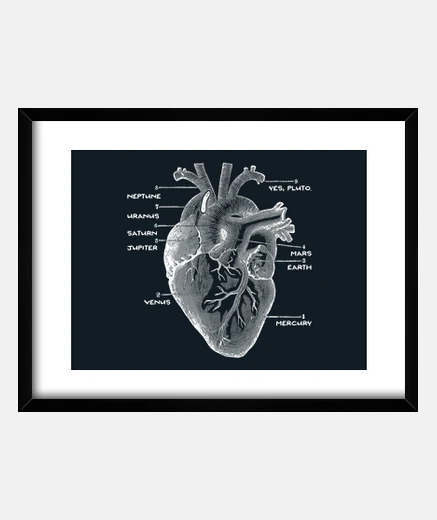 Quadro cuore astro
