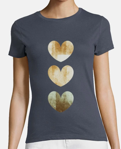 T-shirt cuore boho moda arte style bohémien
