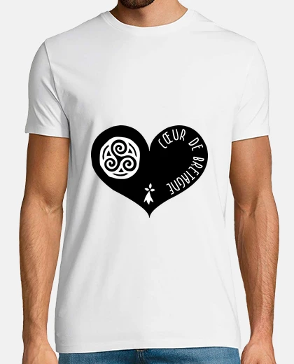 T-shirt cuore della bretagna
