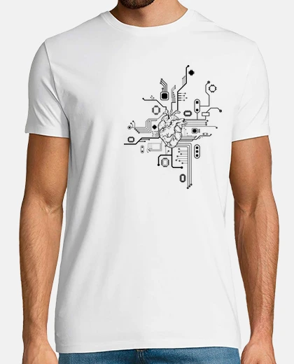 T-shirt cuore in form di soffitta