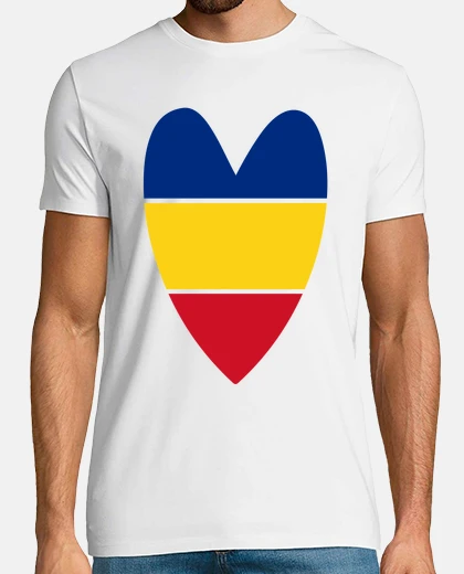 T-shirt cuore in romania