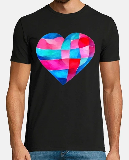 T-shirt cuore per con il cancro