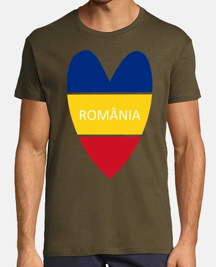 T-shirt cuore rumeno