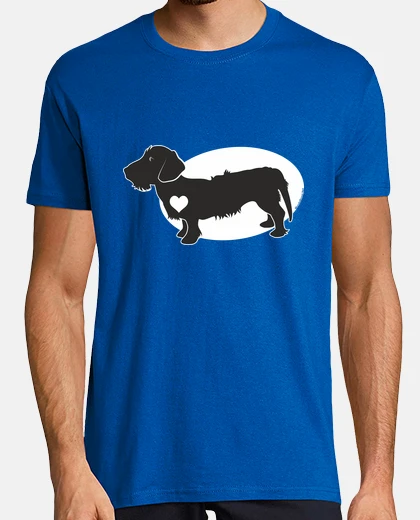 T-shirt cuore teckel