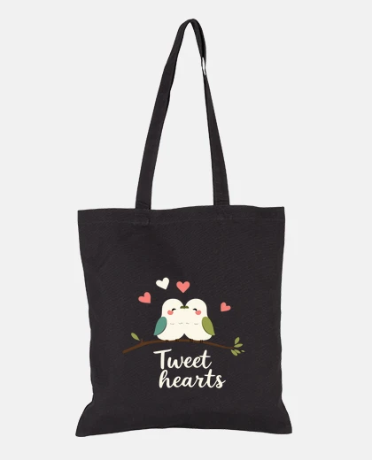 Borsa cuori di tweet