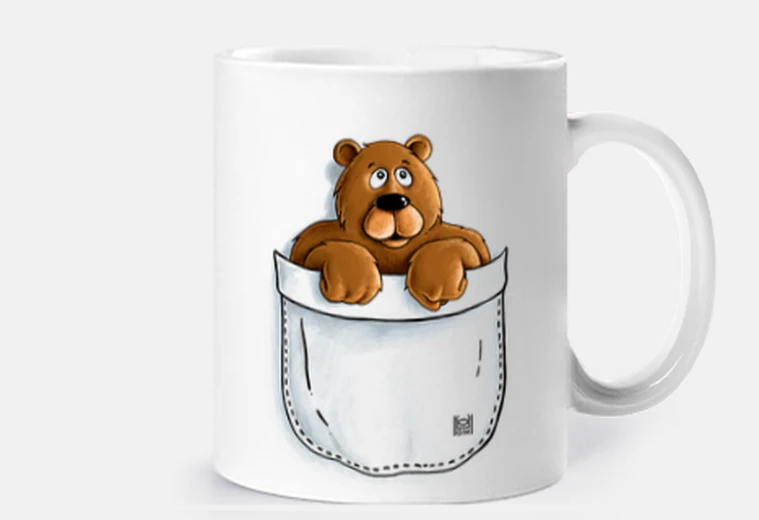 Cup cup. bear pocket 002