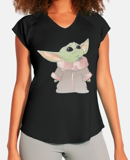 T-shirt curious yoda 1