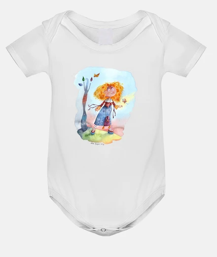 Kids curly orange hair