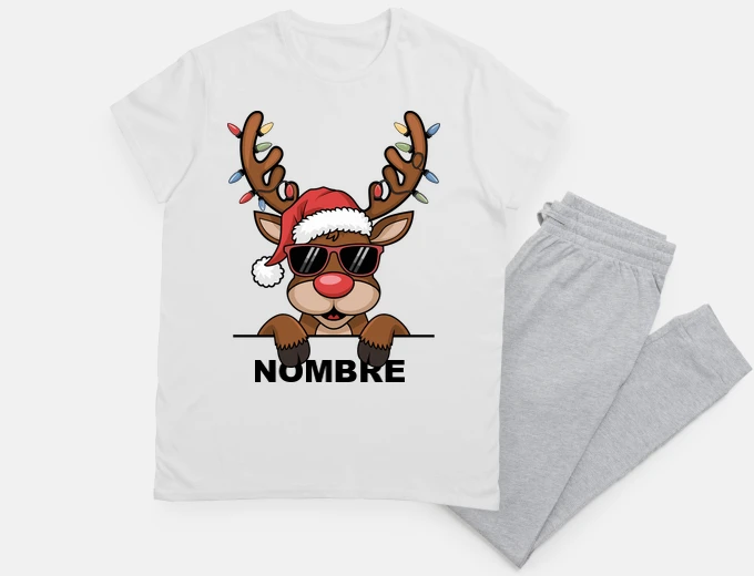 custom name christmas reindeer