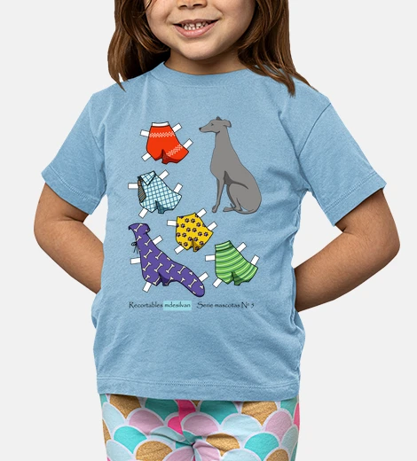 Kids cut out black dog black letter
